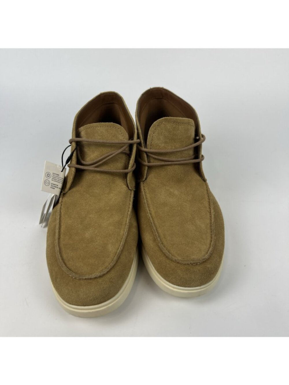 Zara Man Brown Suede Leather Tie Ankle Chukka Boot Size 44 - Picture 2 of 5